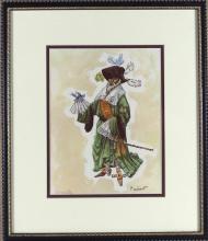 SET OF STRATFORD THEATRE COSTUME PRINTS