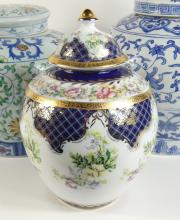 3 COVERED JARS