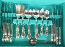 SILVERPLATED FLATWARE SERVICE