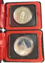 4 CANADIAN PROOF SILVER DOLLARS