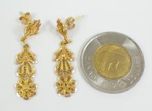 FILIGREE GOLD EARRINGS