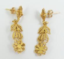 FILIGREE GOLD EARRINGS