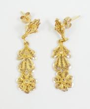 FILIGREE GOLD EARRINGS