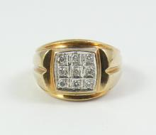 GENTLEMEN'S DIAMOND RING