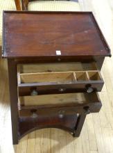 ANTIQUE ROSEWOOD WORK TABLE