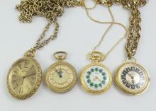 4 PENDANT WATCHES