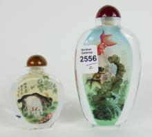 2 SNUFF BOTTLES