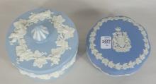 2 WEDGWOOD COVERED BOXES
