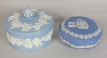 2 WEDGWOOD COVERED BOXES