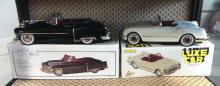 TWO LUXE CAR FRICTION TOY CARS