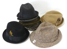 SEVEN VINTAGE MEN'S HATS