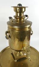 LARGE BRASS SAMOVAR