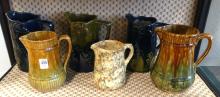 SIX BRANTFORD POTTERY JUGS