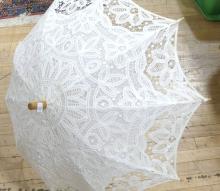 TWO VINTAGE PARASOLS