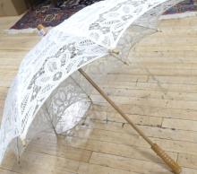 TWO VINTAGE PARASOLS