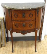 FRENCH DEMI-LUNE COMMODE