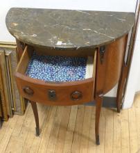 FRENCH DEMI-LUNE COMMODE