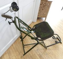 WWII ERA MILITARY DENTAL CHAIR & STERILIZER