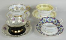 8 CUPS & SAUCERS