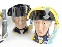 SET OF CHARACTER JUGS