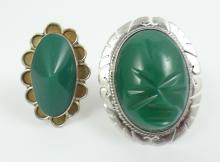 4 SILVER RINGS