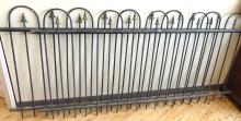 PAIR OF ANTIQUE WROUGHT IRON GATES