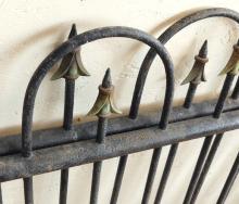 PAIR OF ANTIQUE WROUGHT IRON GATES