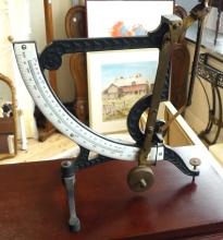 TWO ANTIQUE SCALES