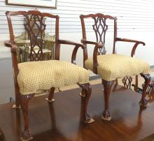 VINTAGE MAHOGANY DINING SET