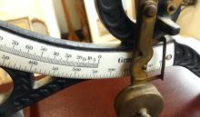 TWO ANTIQUE SCALES