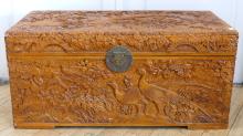 CARVED STORAGE CHEST