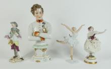 4 PORCELAIN FIGURINES