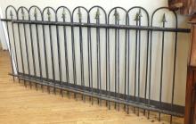 PAIR OF ANTIQUE WROUGHT IRON GATES