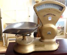 TWO ANTIQUE SCALES