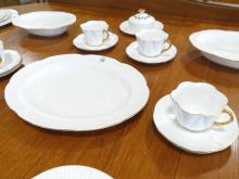 SHELLEY "REGENCY DAINTY WHITE" DINNERWARE