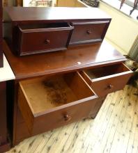 TWO-SECTION CHEST OF DRAWERS