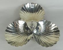 SILVER SERVING DISH