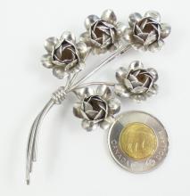 VINTAGE FLORAL BROOCH