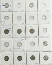 CANADIAN 10-CENT COINS