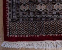 BOKHARA WOOL AND SILK RUG