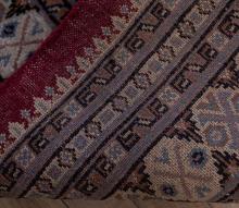 BOKHARA WOOL AND SILK RUG