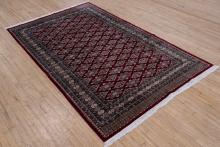 BOKHARA WOOL AND SILK RUG