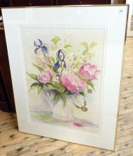TWO RON DEVEAU "STILL LIFE" WATERCOLOURS