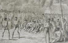 BOXING MATCH BEFORE CAPTAIN COOK AT OWHYHEE