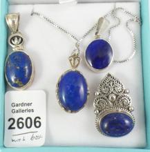 LAPIS STERLING PENDANTS