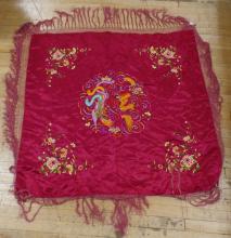 CHINESE SILK SHAWL