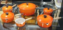 LE CREUSET ENAMEL CAST IRON COOKWARE