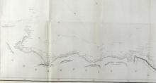 RARE CHART OF THE ANTARCTIC CONTINENT, 1840