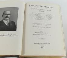 TWO ANTIQUE HEALTH BOOKS