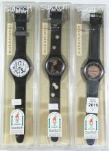 3 NEW SWATCH WRISTWATCHES